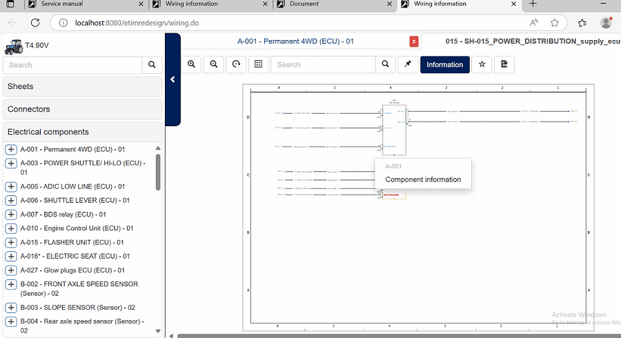 CNH New Holland CASE STEYR Electronic Service Tools diagnostic tool kit