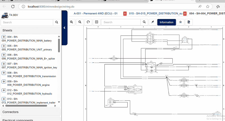 CNH New Holland CASE STEYR Electronic Service Tools diagnostic tool kit