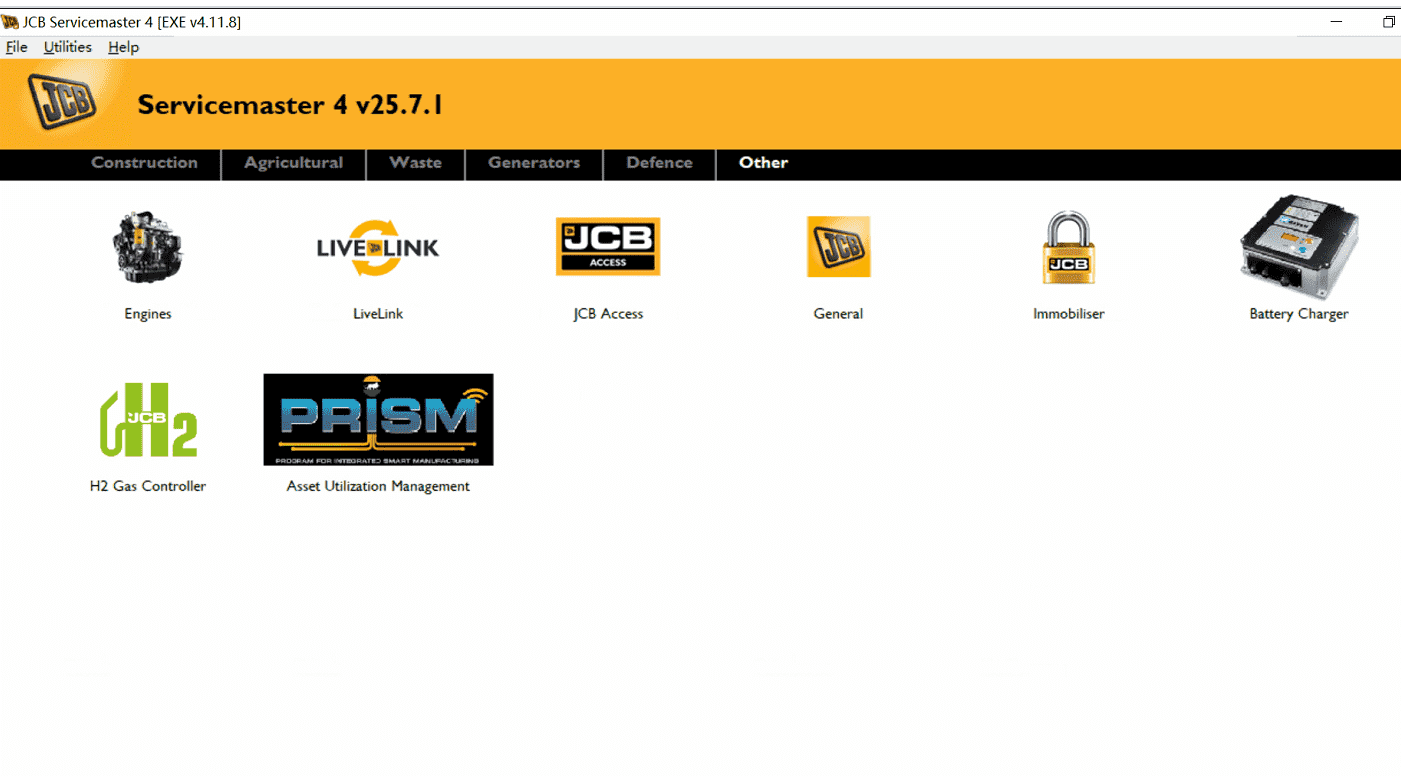 JCB ServiceMaster 4 Diagnostic KIT + Panasonic CF-54