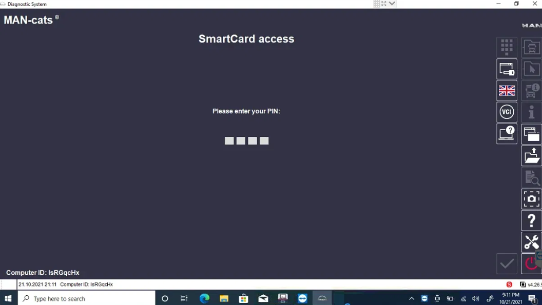 MAN-CATS III WDI-2 T427 SmardCard Trusted - interface diagnostic kit
