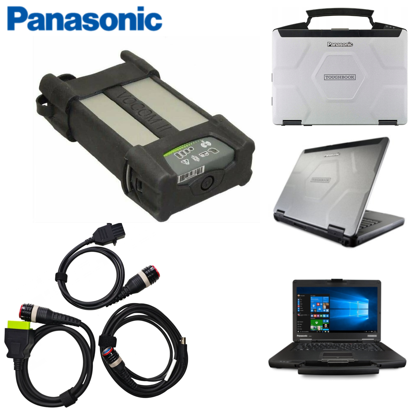 Volvo VOCOM II 2 88894000 Diagnostic Tool Truck Scanner TECH TOOL PREMIUM IMPACT